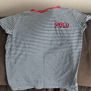 Polo by Ralph Lauren Kids Navy and White Striped Tee